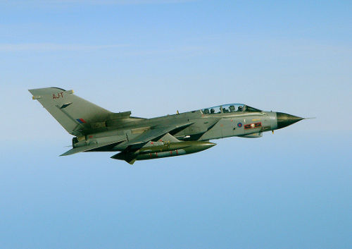 RAF Tornado at 22,000 feet